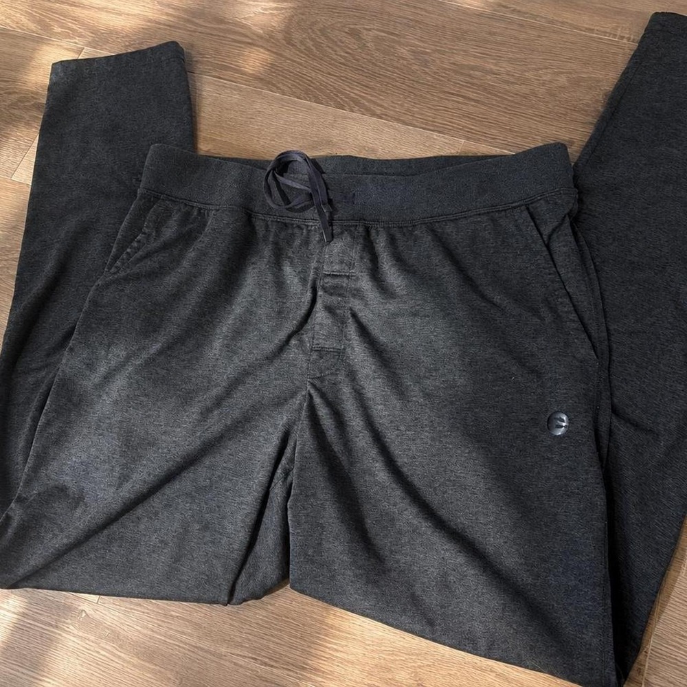 L.L.Bean Lightweight Comfy Drawstring Sweatpants Charcoal Gray 32" Inseam